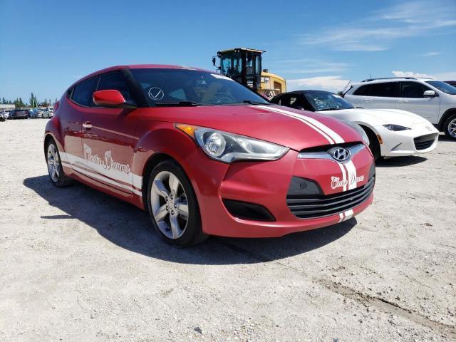 KMHTC6AD4FU239511 - 2015 HYUNDAI VELOSTER RED photo 4