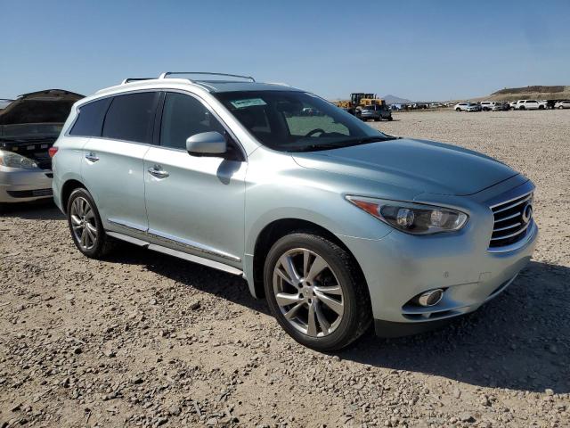 5N1AL0MM8DC332549 - 2013 INFINITI JX35 SILVER photo 4