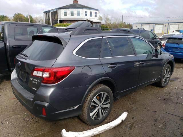 4S4BSENC5J3303421 - 2018 SUBARU OUTBACK 3.6R LIMITED GRAY photo 3