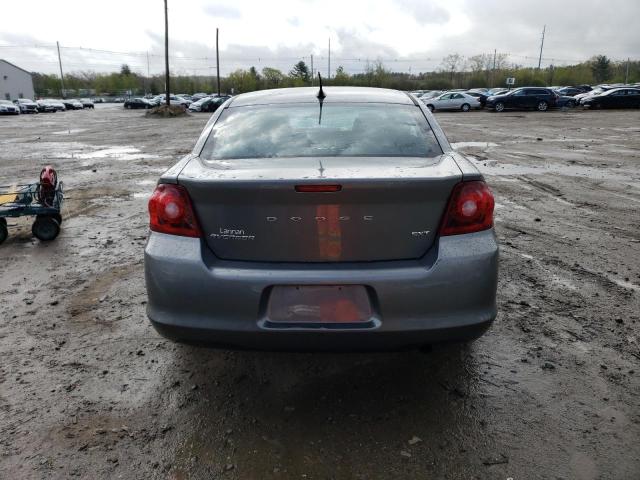 1C3CDZCB3CN224099 - 2012 DODGE AVENGER SXT GRAY photo 6