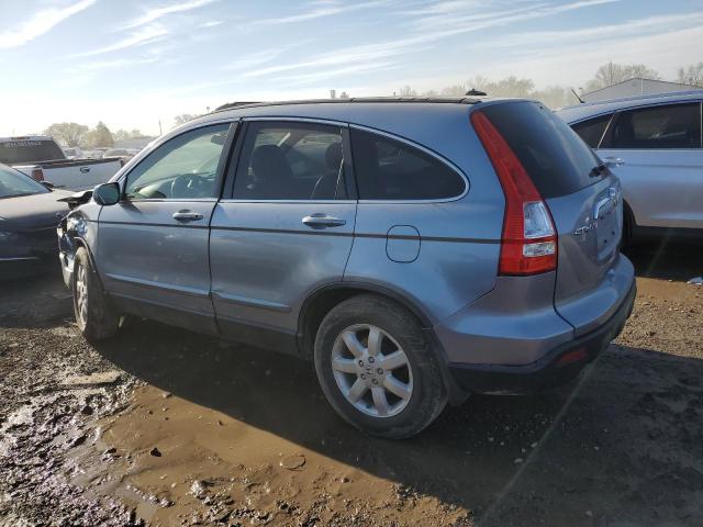 JHLRE387X7C022773 - 2007 HONDA CR-V EXL BLUE photo 2