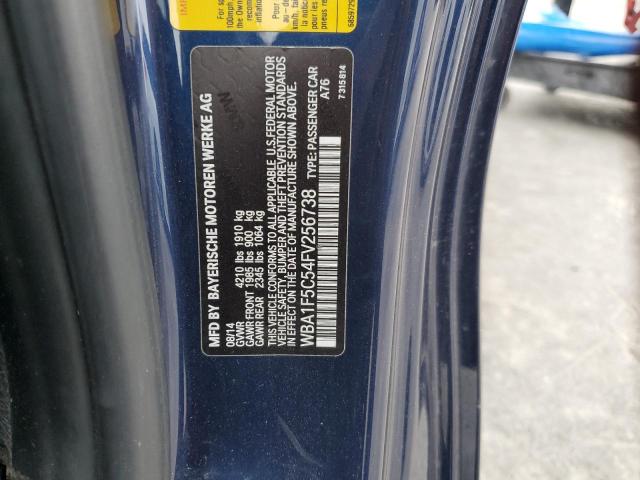 WBA1F5C54FV256738 - 2015 BMW 228 I BLUE photo 12