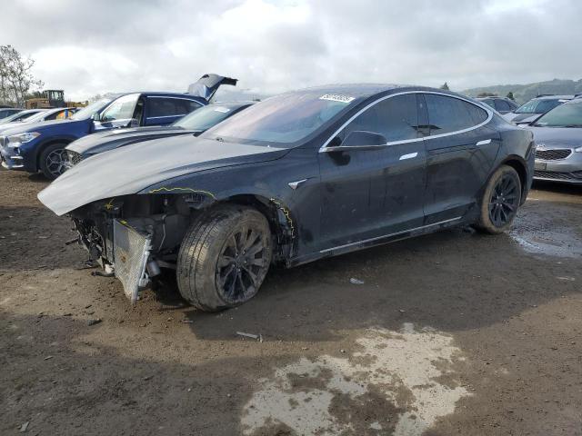 5YJSA1E29JF281871 - 2018 TESLA MODEL S BLACK photo 1
