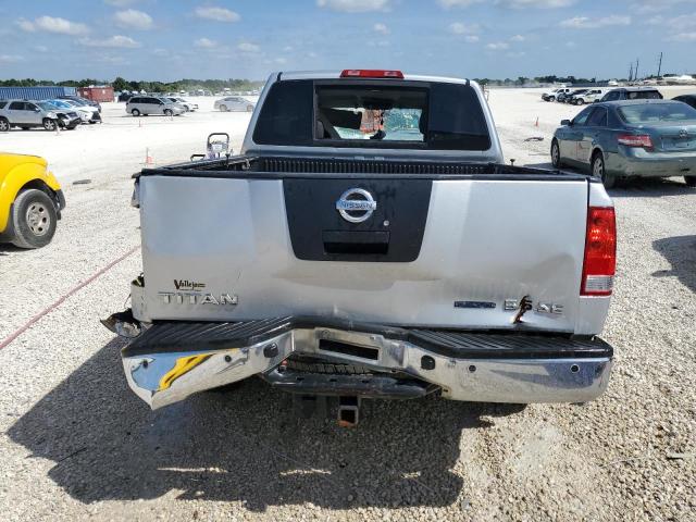 1N6BA0ED0AN303444 - 2010 NISSAN TITAN XE SILVER photo 6