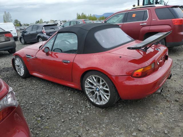 WBSCK9330WLC87084 - 1998 BMW M ROADSTER RED photo 2