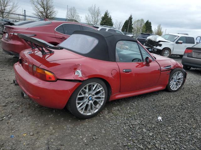 WBSCK9330WLC87084 - 1998 BMW M ROADSTER RED photo 3
