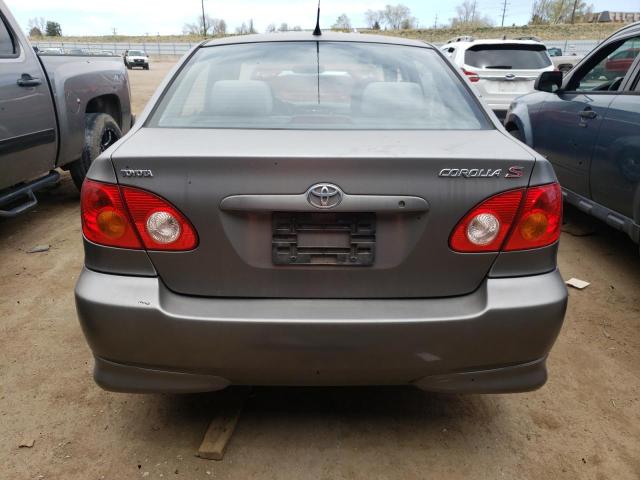 1NXBR32E04Z288444 - 2004 TOYOTA COROLLA CE GRAY photo 6