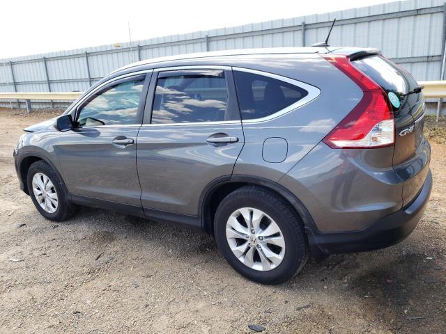 2HKRM4H72DH628610 - 2013 HONDA CR-V EXL GRAY photo 2