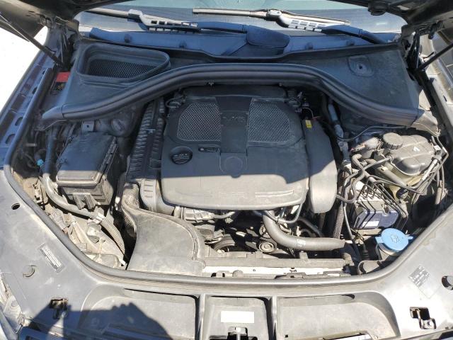 4JGDA5HB7CA036263 - 2012 MERCEDES-BENZ ML 350 4MATIC BLACK photo 11