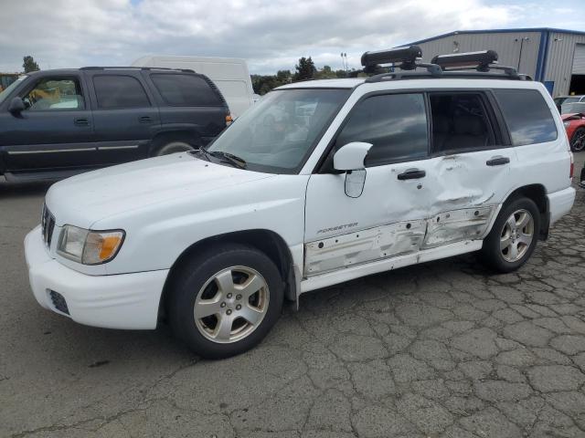 JF1SF65691H747287 - 2001 SUBARU FORESTER S WHITE photo 1
