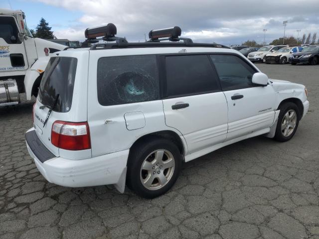 JF1SF65691H747287 - 2001 SUBARU FORESTER S WHITE photo 3