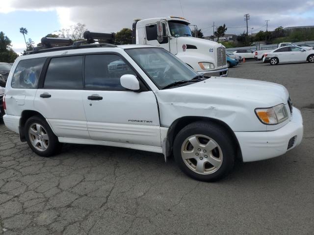 JF1SF65691H747287 - 2001 SUBARU FORESTER S WHITE photo 4