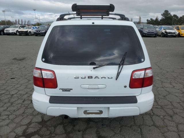 JF1SF65691H747287 - 2001 SUBARU FORESTER S WHITE photo 6