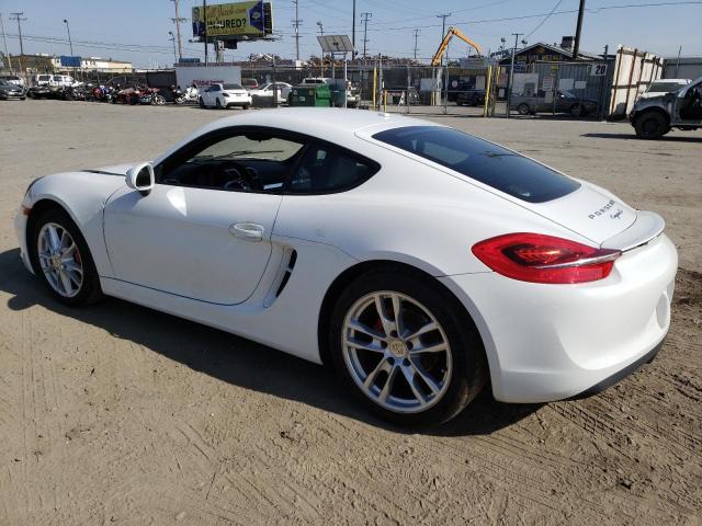 WP0AB2A83EK192153 - 2014 PORSCHE CAYMAN S WHITE photo 2