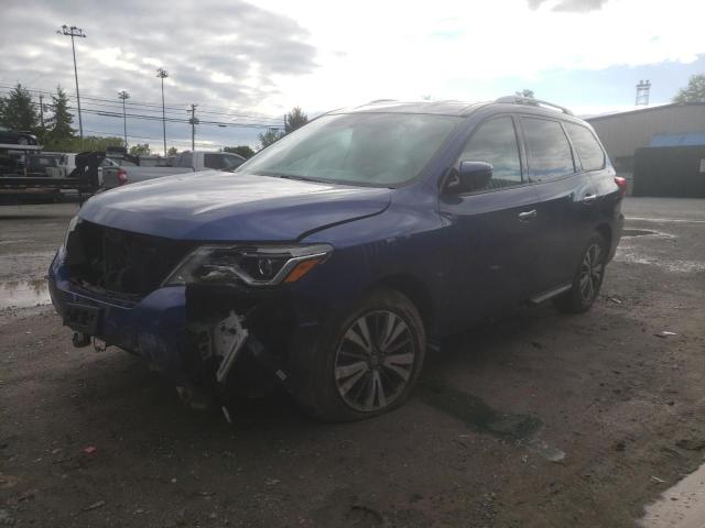 5N1DR2MN1HC689867 - 2017 NISSAN PATHFINDER S BLUE photo 1