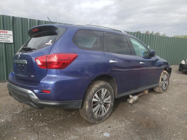 5N1DR2MN1HC689867 - 2017 NISSAN PATHFINDER S BLUE photo 3