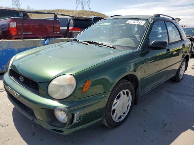 JF1GG65532G828187 - 2002 SUBARU IMPREZA TS GREEN photo 1