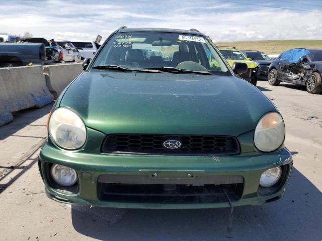 JF1GG65532G828187 - 2002 SUBARU IMPREZA TS GREEN photo 5