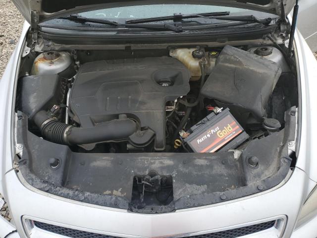1G1ZC5E02CF119781 - 2012 CHEVROLET MALIBU 1LT SILVER photo 11