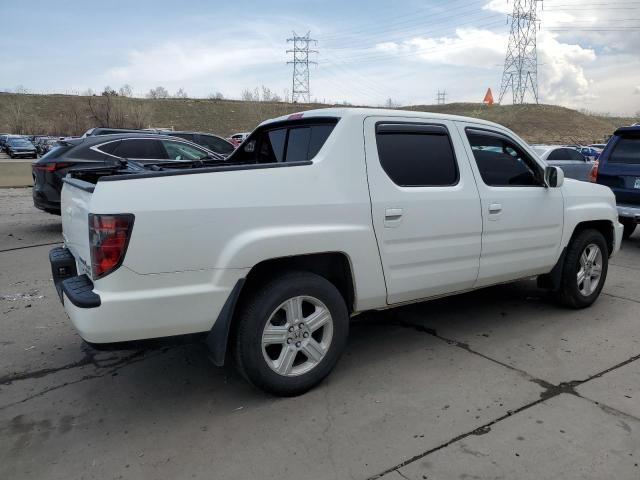 5FPYK1F51DB009567 - 2013 HONDA RIDGELINE RTL WHITE photo 3