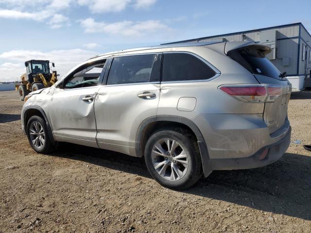 5TDJKRFH8FS131666 - 2015 TOYOTA HIGHLANDER XLE SILVER photo 2