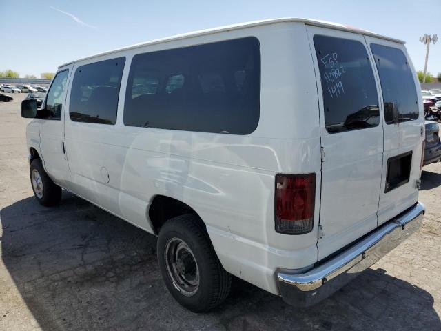 1FBNE31L28DA58993 - 2008 FORD ECONOLINE E350 SUPER DUTY WAGON WHITE photo 2