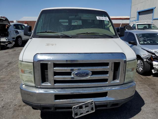 1FBNE31L28DA58993 - 2008 FORD ECONOLINE E350 SUPER DUTY WAGON WHITE photo 5