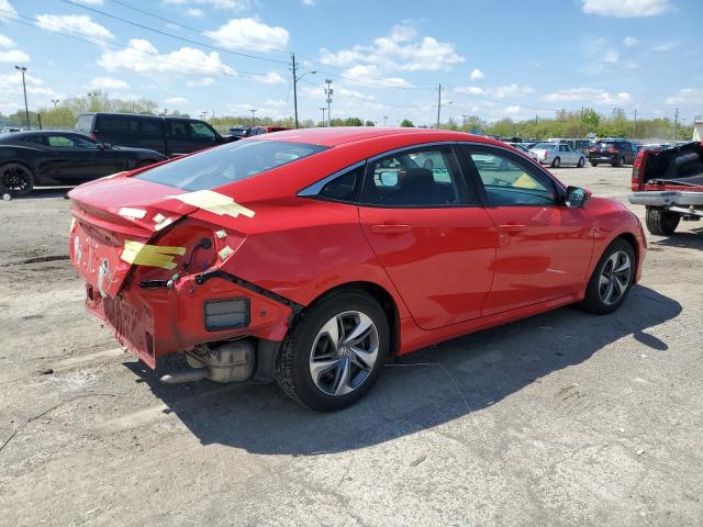 2HGFC2F65KH553431 - 2019 HONDA CIVIC LX RED photo 3