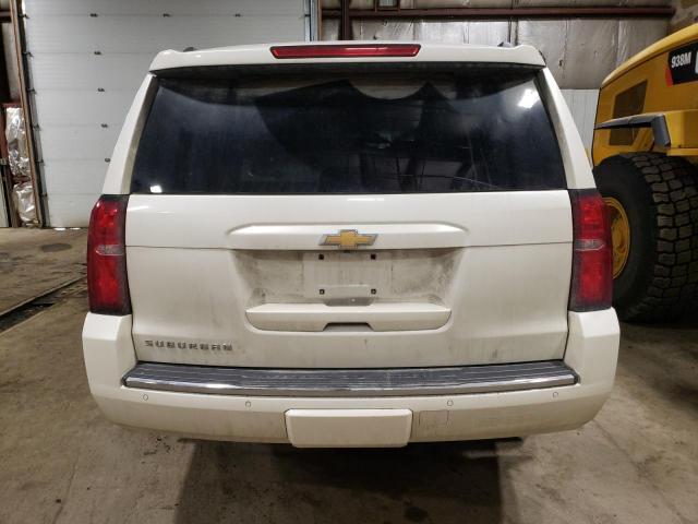 1GNSKKKC5FR514167 - 2015 CHEVROLET SUBURBAN K1500 LTZ WHITE photo 6