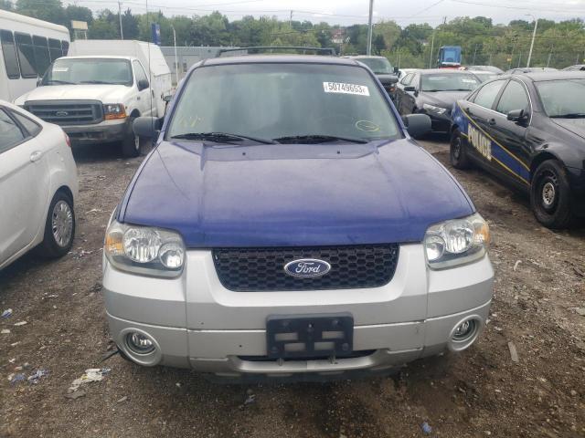 1FMCU96H36KB01660 - 2006 FORD ESCAPE HEV BLUE photo 5