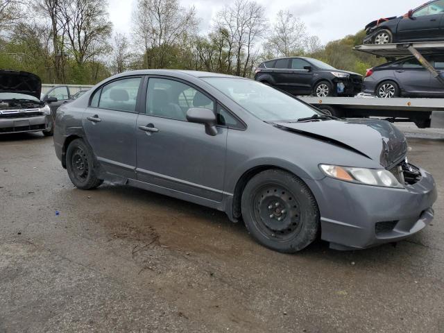 19XFA1F50BE039164 - 2011 HONDA CIVIC LX CHARCOAL photo 4