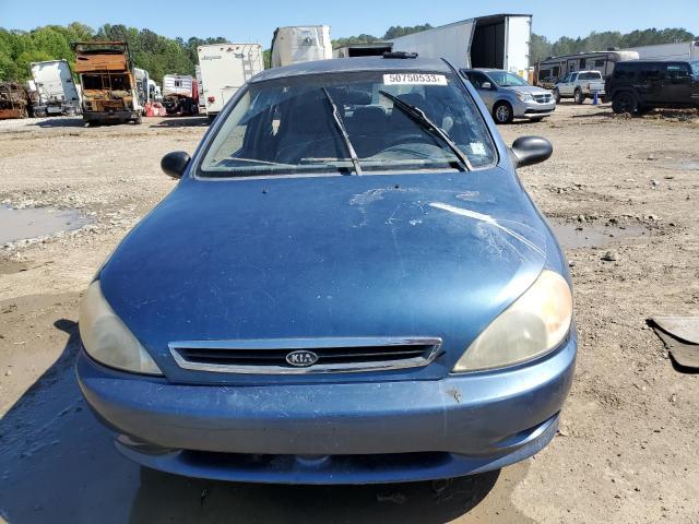 KNADC163126081622 - 2002 KIA RIO CINCO BLUE photo 5