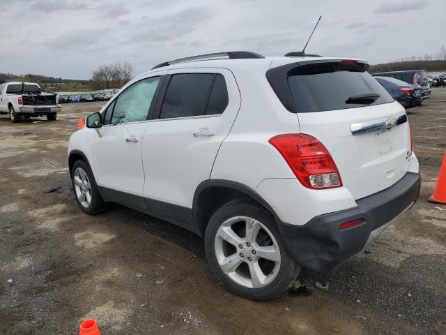 3GNCJTSB8FL237140 - 2015 CHEVROLET TRAX LTZ WHITE photo 2