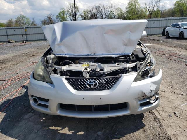 4T1CE30P68U763797 - 2008 TOYOTA CAMRY SOLA SE SILVER photo 5