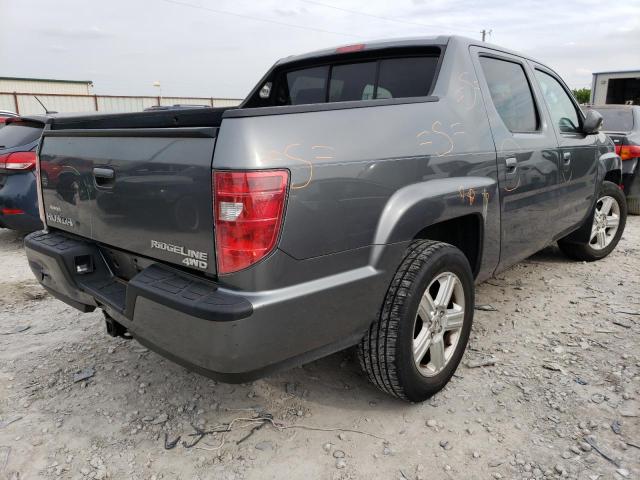 2HJYK16549H501581 - 2009 HONDA RIDGELINE RTL GRAY photo 3