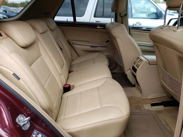 4JGBB8GB7AA574806 - 2010 MERCEDES-BENZ ML 350 4MATIC MAROON photo 11
