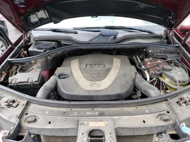 4JGBB8GB7AA574806 - 2010 MERCEDES-BENZ ML 350 4MATIC MAROON photo 12