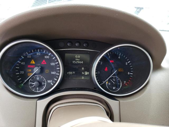 4JGBB8GB7AA574806 - 2010 MERCEDES-BENZ ML 350 4MATIC MAROON photo 9