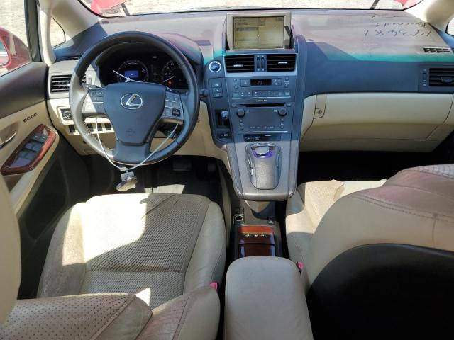 JTHBB1BA1A2016355 - 2010 LEXUS HS 250H RED photo 8