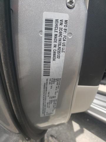 2C4RC1N78LR235122 - 2020 CHRYSLER PACIFICA HYBRID LIMITED SILVER photo 13