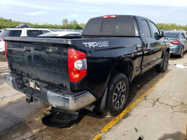 5TFUW5F14JX722433 - 2018 TOYOTA TUNDRA DOUBLE CAB SR/SR5 BLACK photo 3