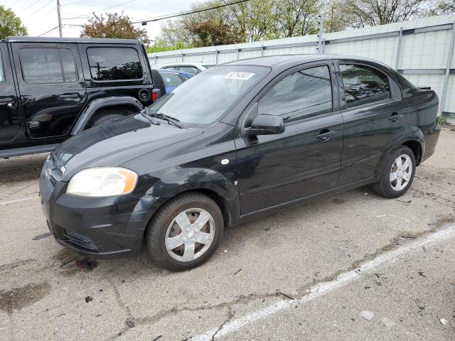 KL1TD56608B008410 - 2008 CHEVROLET AVEO BASE BLACK photo 1