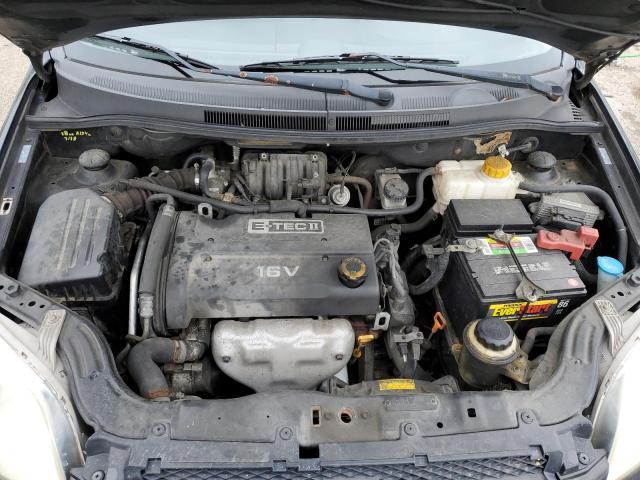 KL1TD56608B008410 - 2008 CHEVROLET AVEO BASE BLACK photo 11