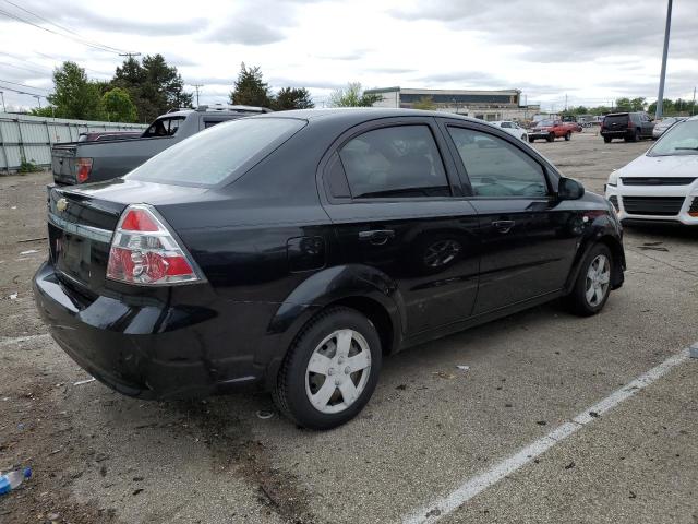 KL1TD56608B008410 - 2008 CHEVROLET AVEO BASE BLACK photo 3