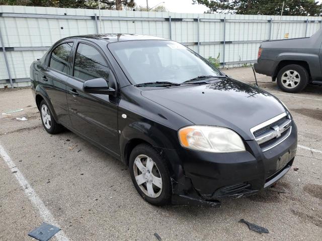 KL1TD56608B008410 - 2008 CHEVROLET AVEO BASE BLACK photo 4