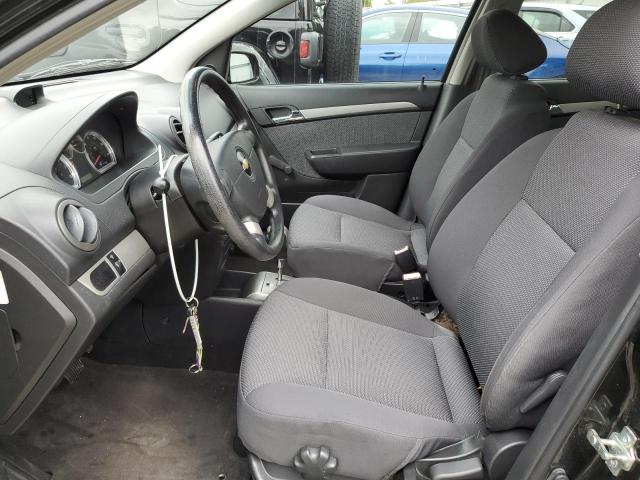 KL1TD56608B008410 - 2008 CHEVROLET AVEO BASE BLACK photo 7