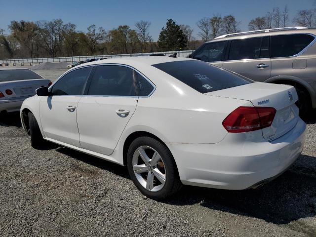 1VWBN7A31DC102064 - 2013 VOLKSWAGEN PASSAT SE Beyaz fotoğraf 2