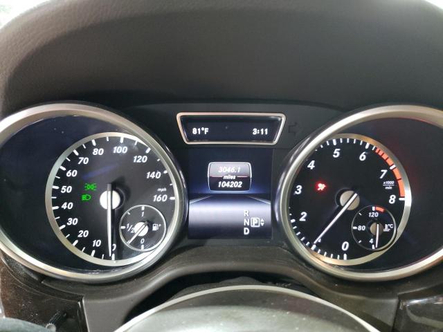 4JGDA5HB7FA510670 - 2015 MERCEDES-BENZ ML 350 4MATIC WHITE photo 9