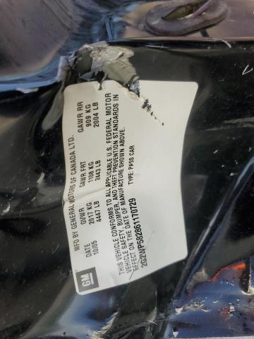 2G2WP582861170729 - 2006 PONTIAC GRAND PRIX 黑色 照片 12