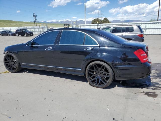 WDDNG9EB8DA511719 - 2013 MERCEDES-BENZ S 550 4MATIC BLACK photo 2